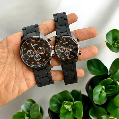 Premium Couple His & Her Watch